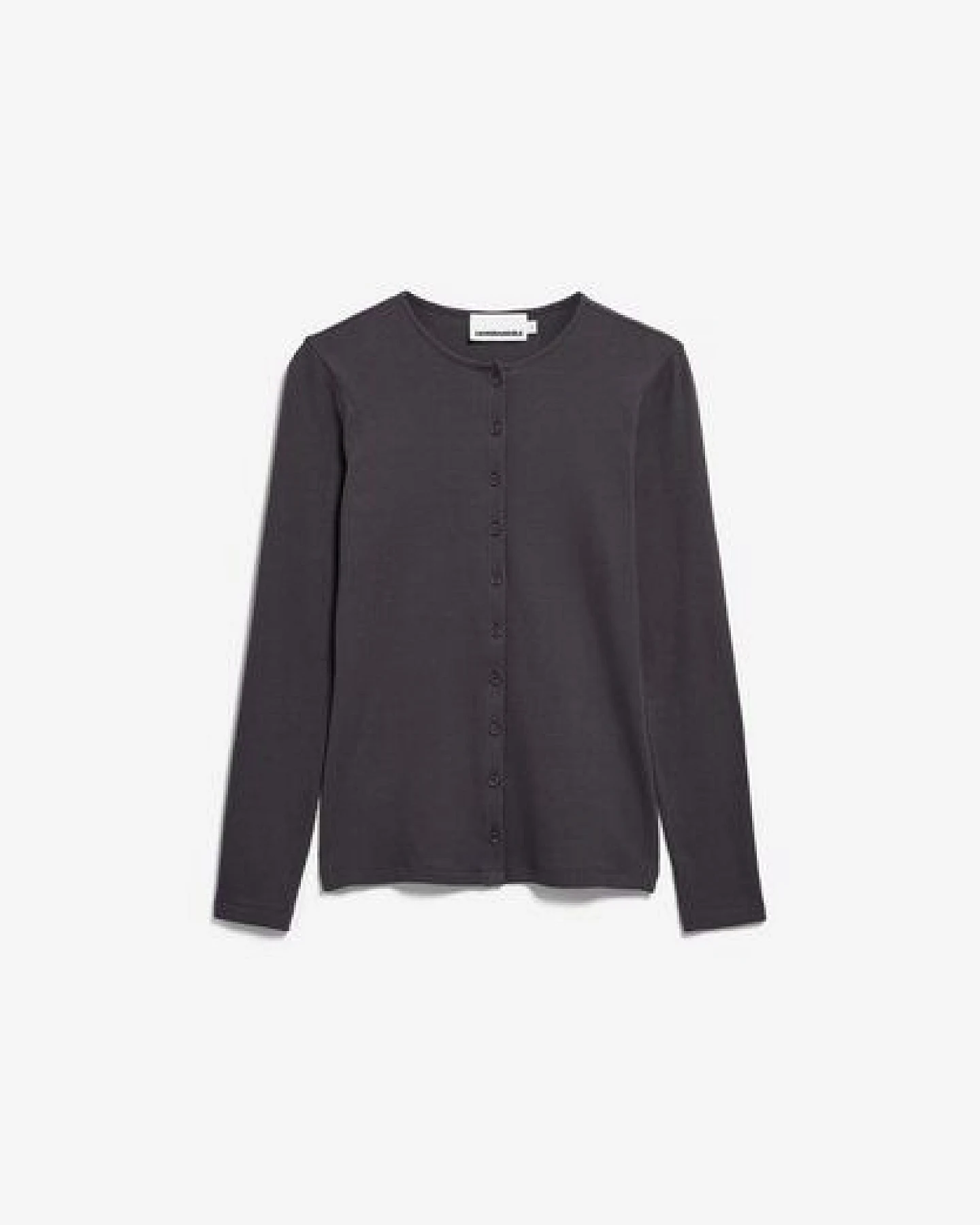 ARMEDANGELS RIB BUTTON Damen Longsleeve aus Bio-Baumwoll Mix – Ansicht 3