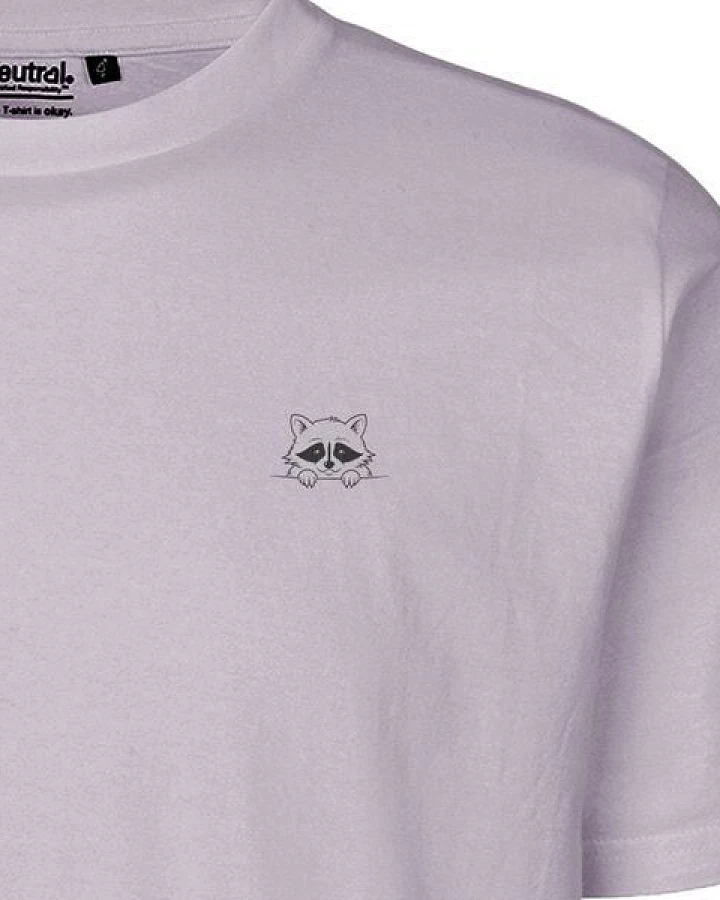HANDGEDRUCKT "Flauschspion" Unisex T-Shirt aus reiner Baumwolle (kbA)