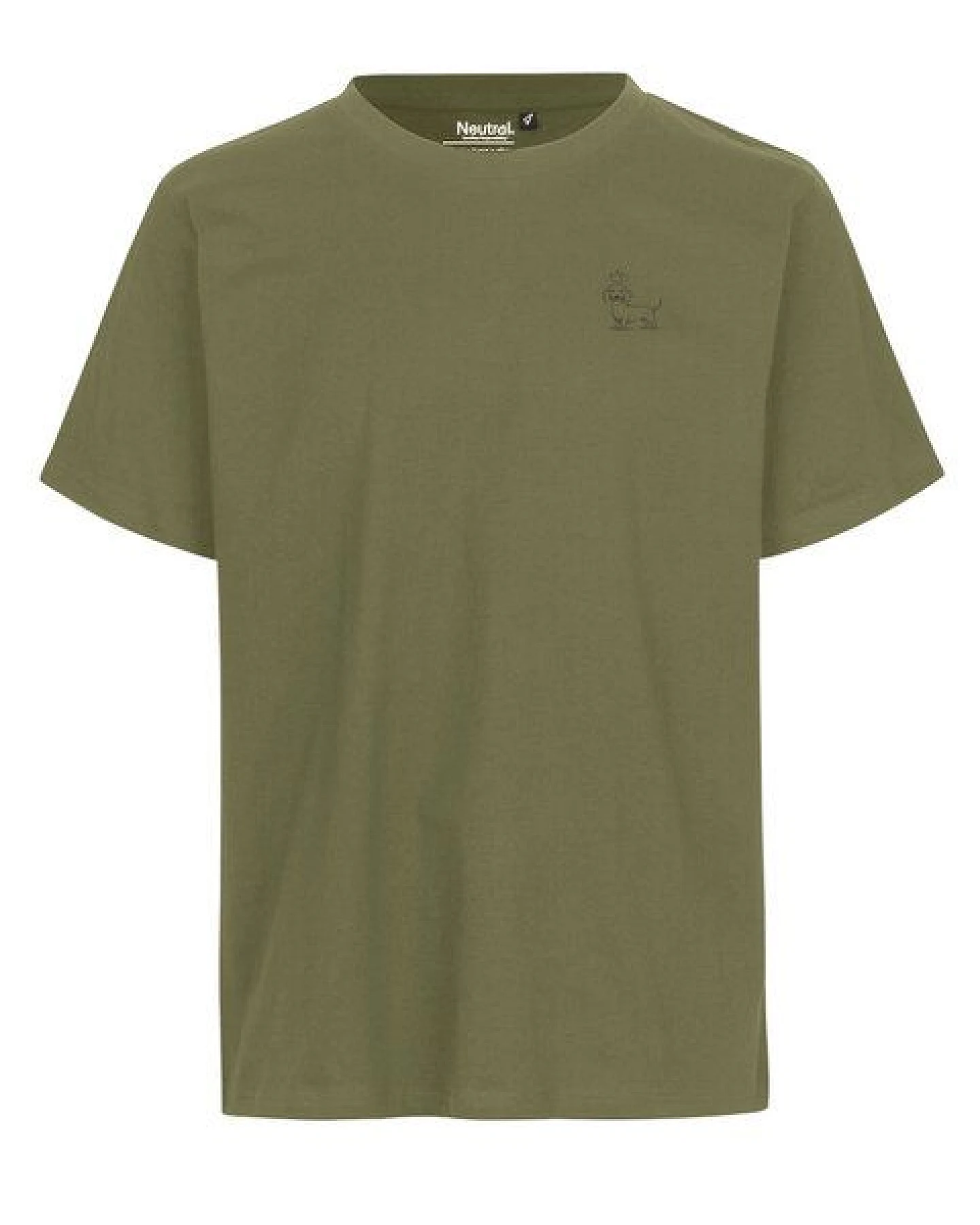 HANDGEDRUCKT "König Wuff" Unisex T-Shirt aus reiner Baumwolle (kbA) – Ansicht 3
