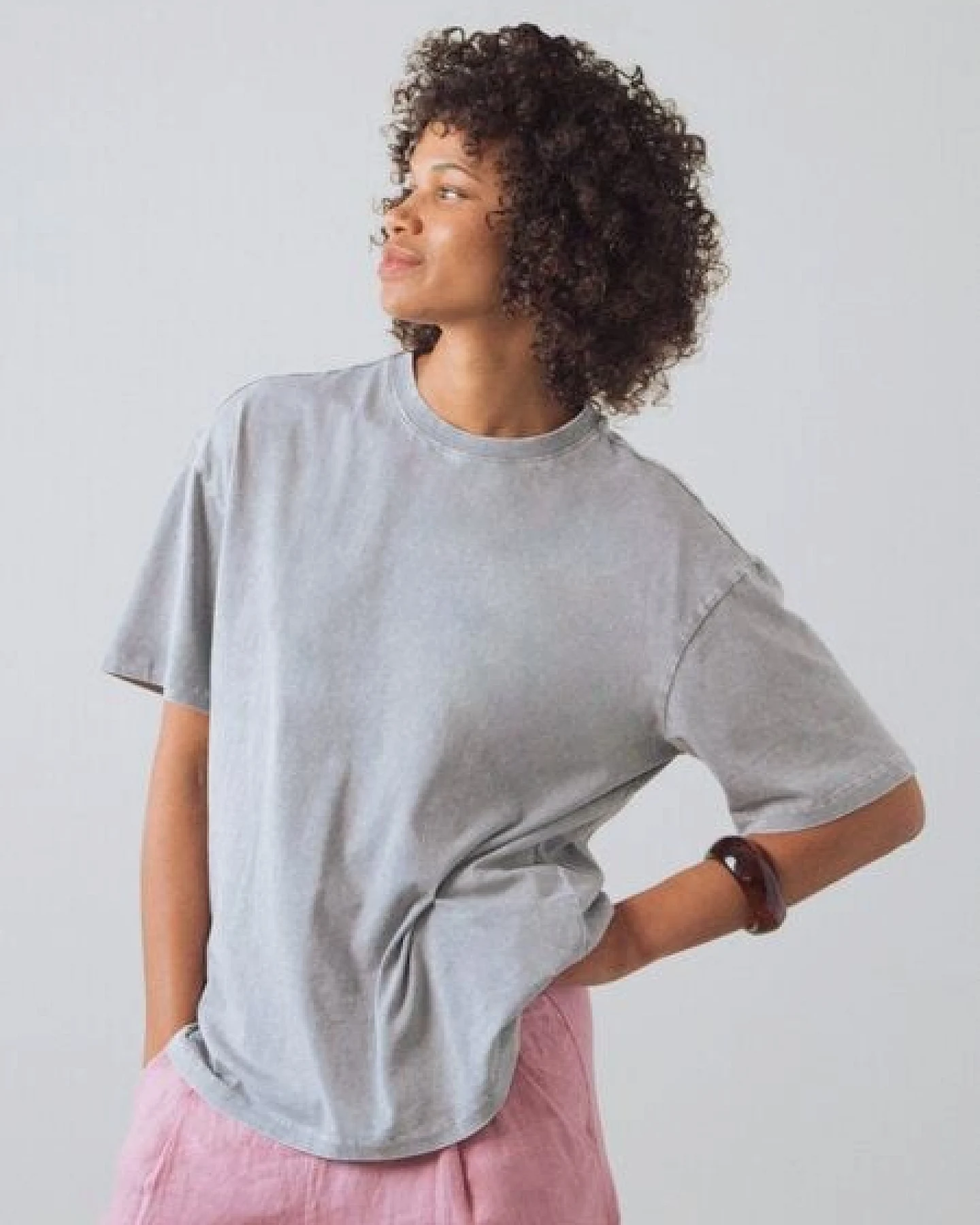 Honest Basics Hipster Shirt aus Bio- und recycelter Baumwolle – Ansicht 3
