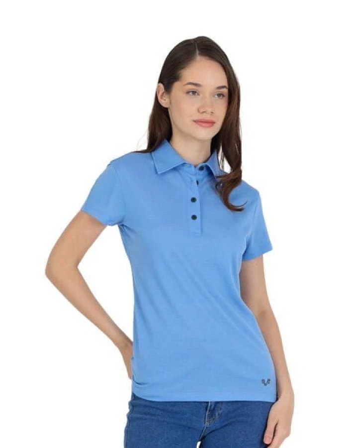 Woolona Merino Casual Damen Polo-Shirt - 100% Merinowolle
