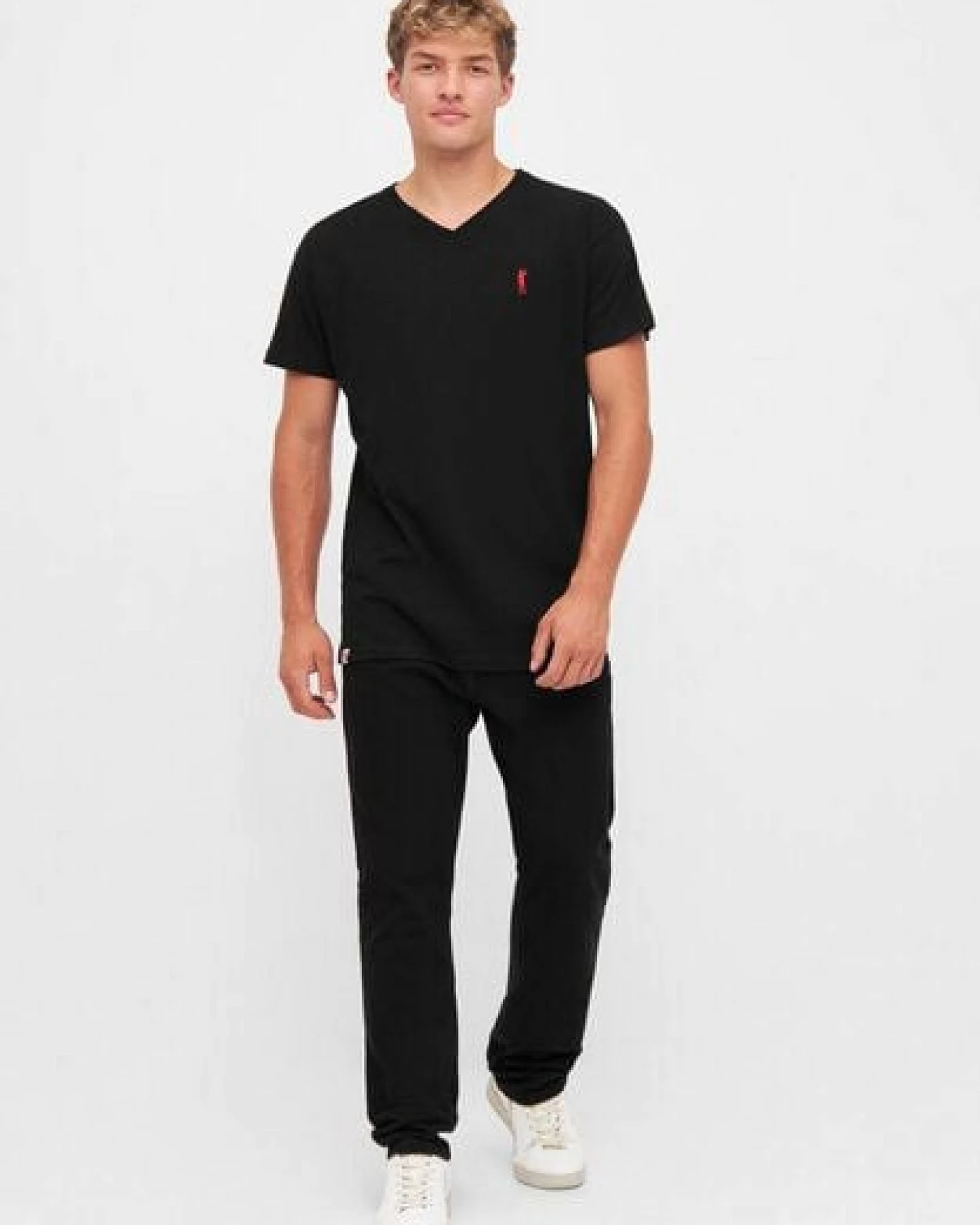 derbe Kurzarm T-shirt Print „Basic Kippes“ – Ansicht 3