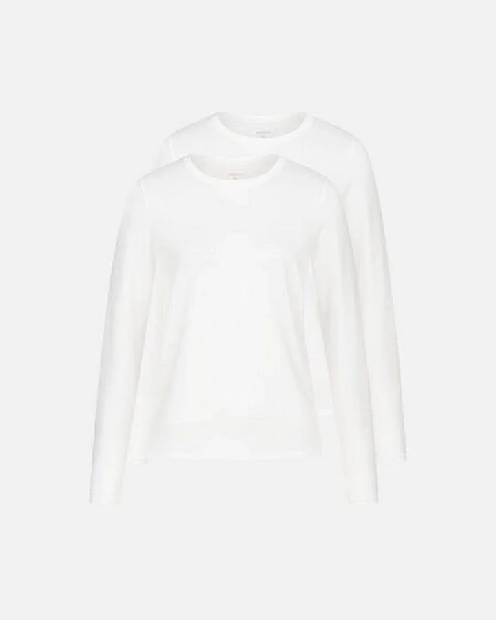Produktseite: erlich textil Light Touch lockeres Langarmshirt im 2er Pack mit weichem Lyocell, made in Europe