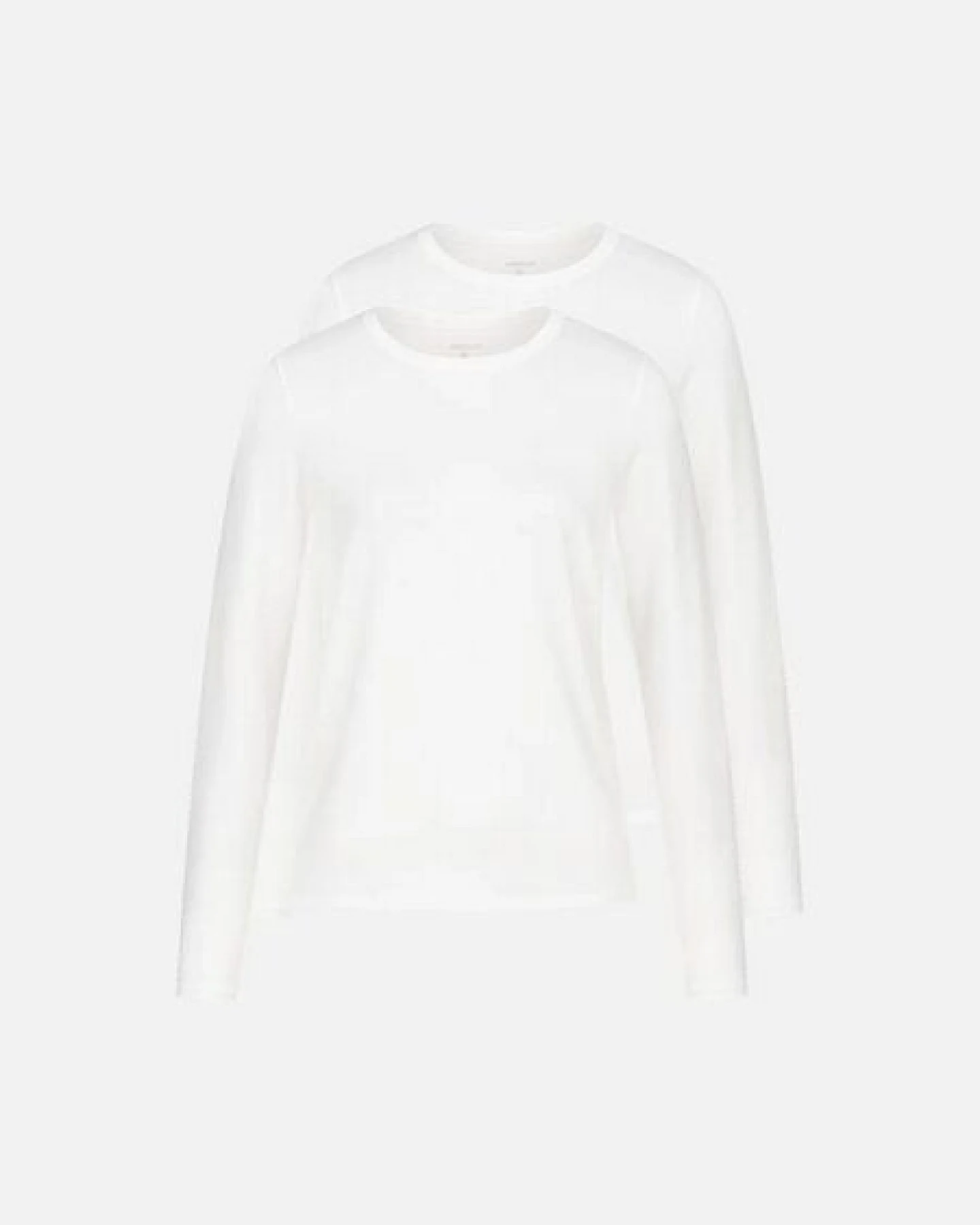erlich textil Light Touch lockeres Langarmshirt im 2er Pack aus weichem Modal, made in Europe – Ansicht 2