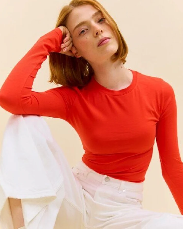 popeia Tight Langarmshirt aus Bio-Baumwolle