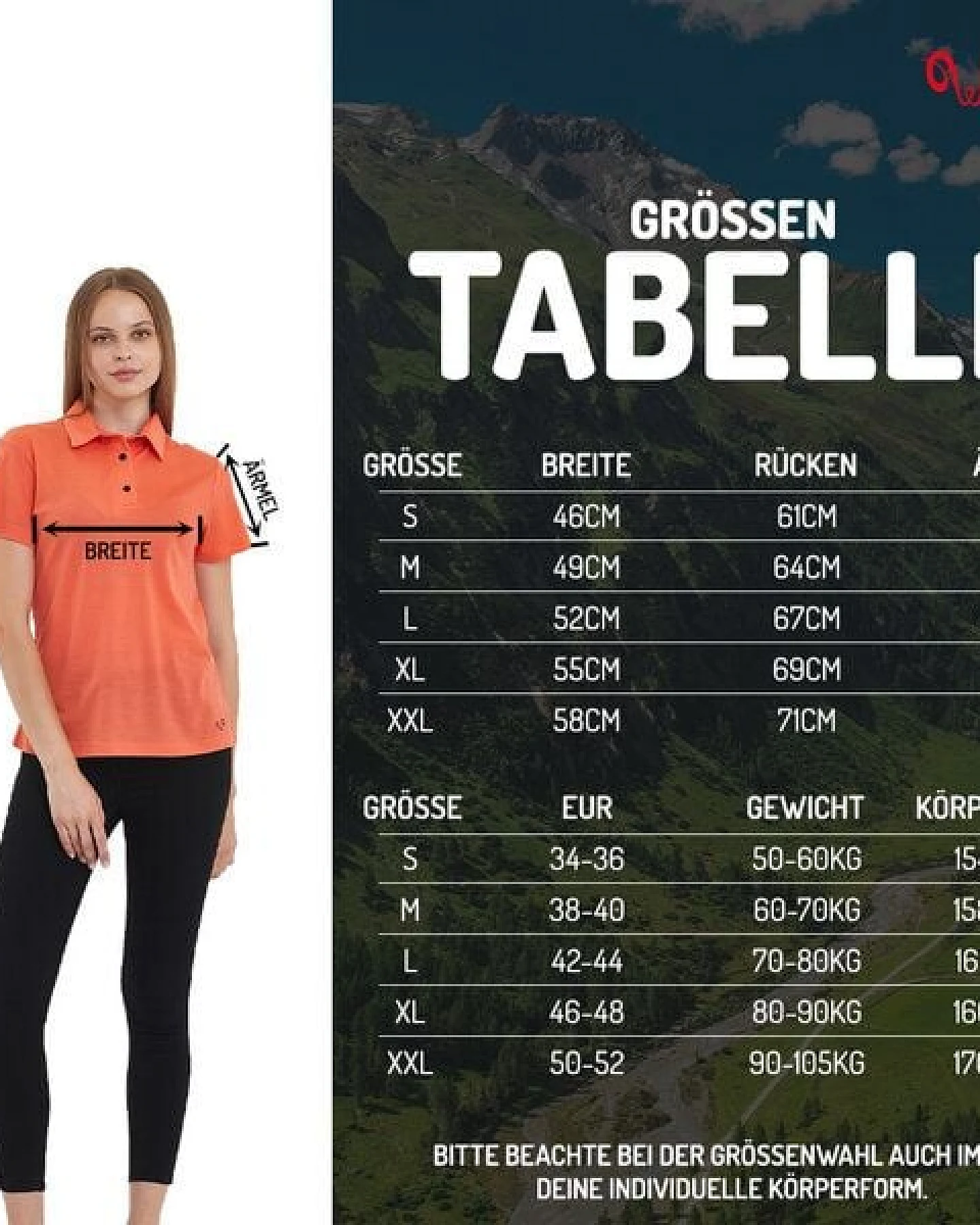Woolona Merino Casual Damen Polo-Shirt - 100% Merinowolle – Ansicht 2