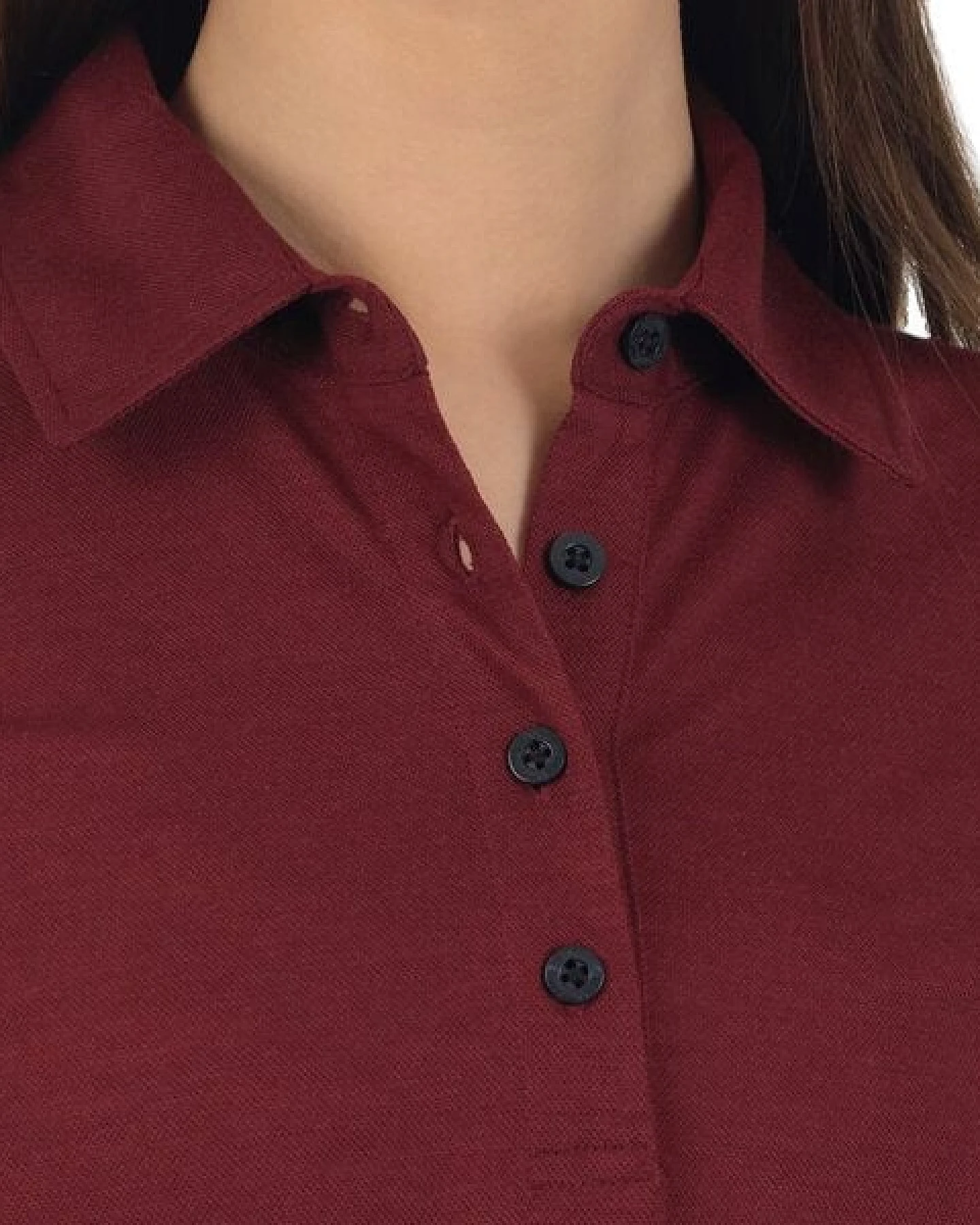 Woolona Merino Casual Damen Polo-Shirt - 100% Merinowolle – Ansicht 4