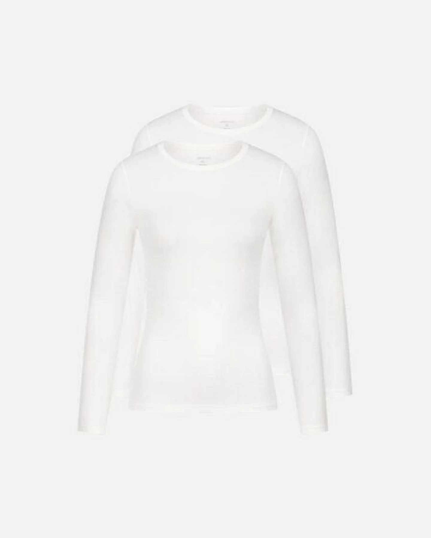 erlich textil Light Touch schmales Langarmshirt im 2er Pack aus weichem Modal, made in Europe – Ansicht 2