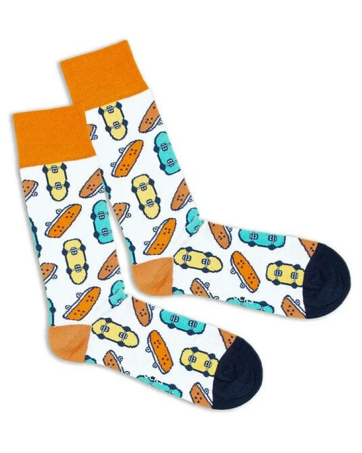 DillySocks Socken Colorful Skates aus Biobaumwoll-Mix