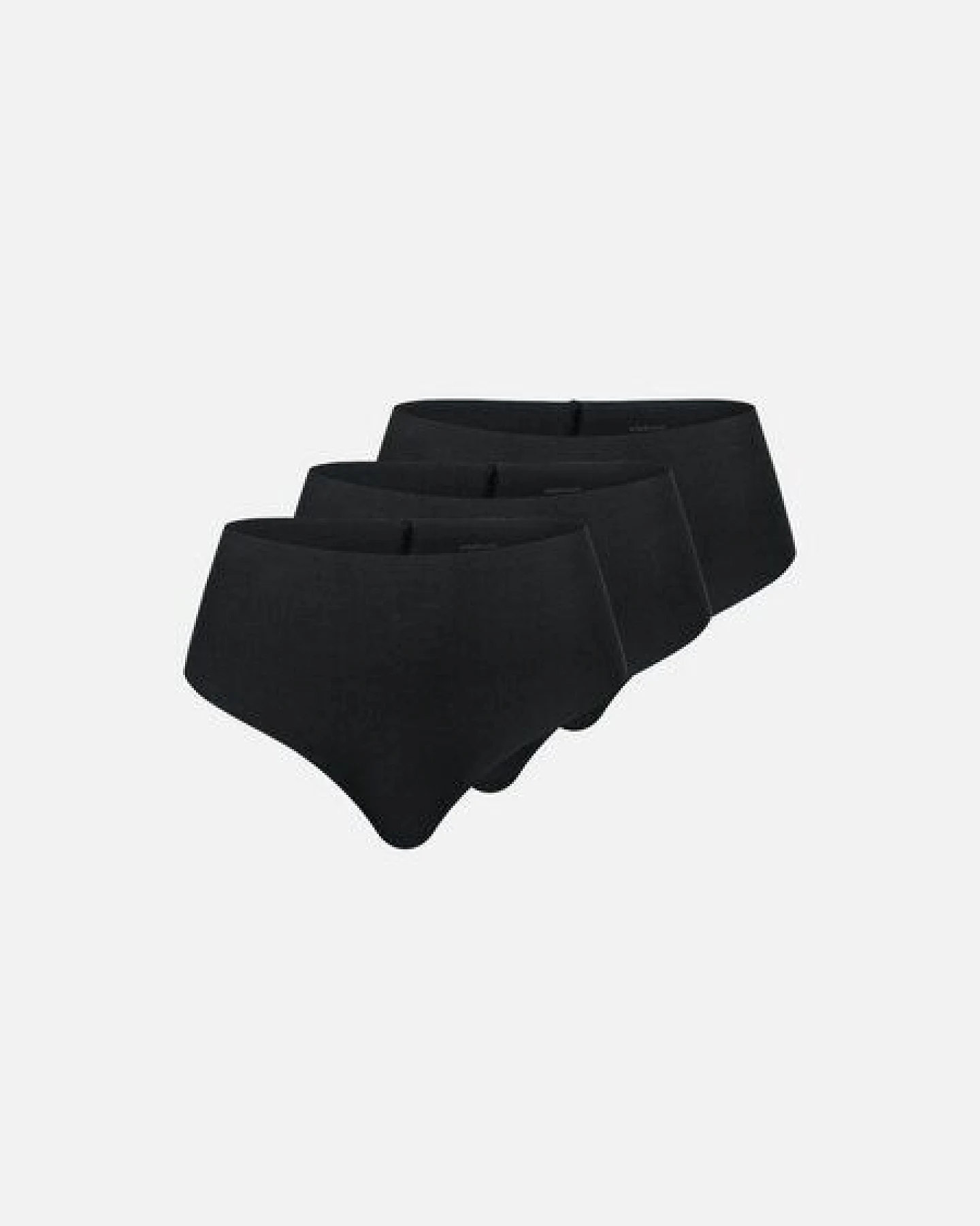 erlich textil Casual Cotton High Waist Brazil String im 3er Pack aus Bio-Baumwolle, made in Europe – Ansicht 2