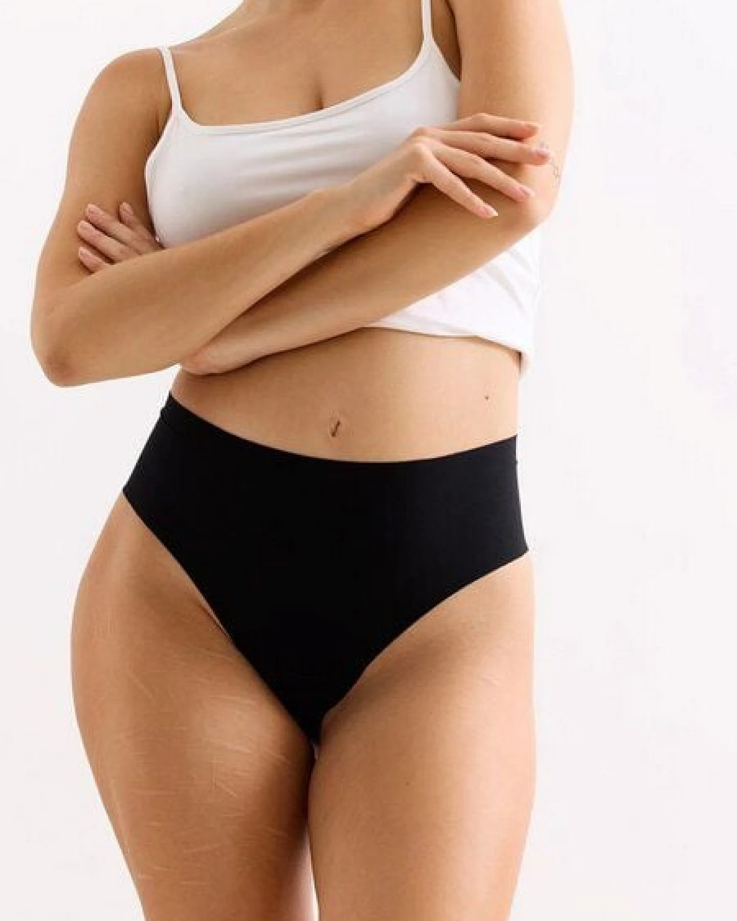 erlich textil Light Touch High Waist Brazil String im 3er Pack aus weichem Modal, made in Europe – Ansicht 3