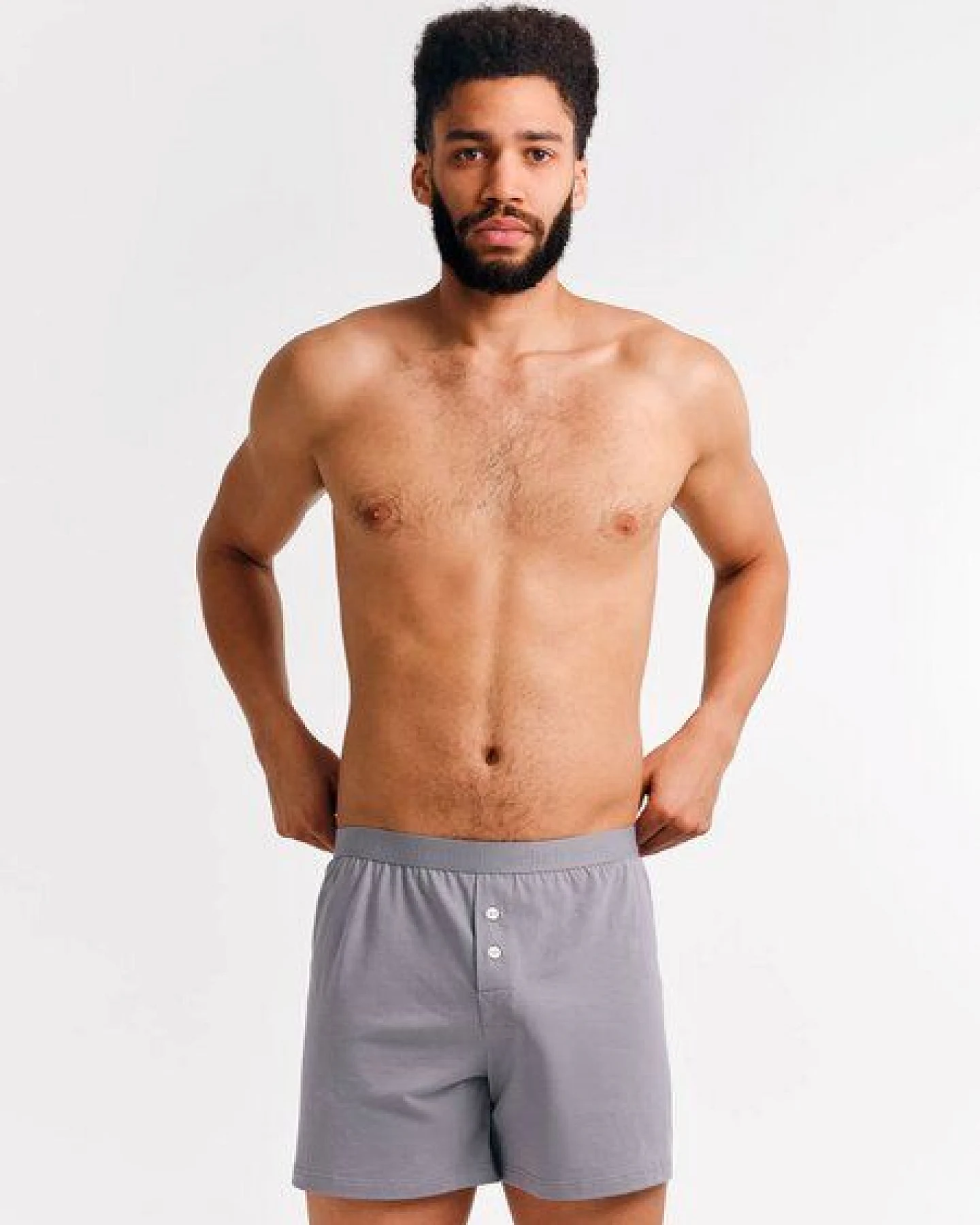 erlich textil Casual Cotton Boxers im 3er Pack, weite Boxershorts aus Bio-Baumwolle, made in Europe – Ansicht 4