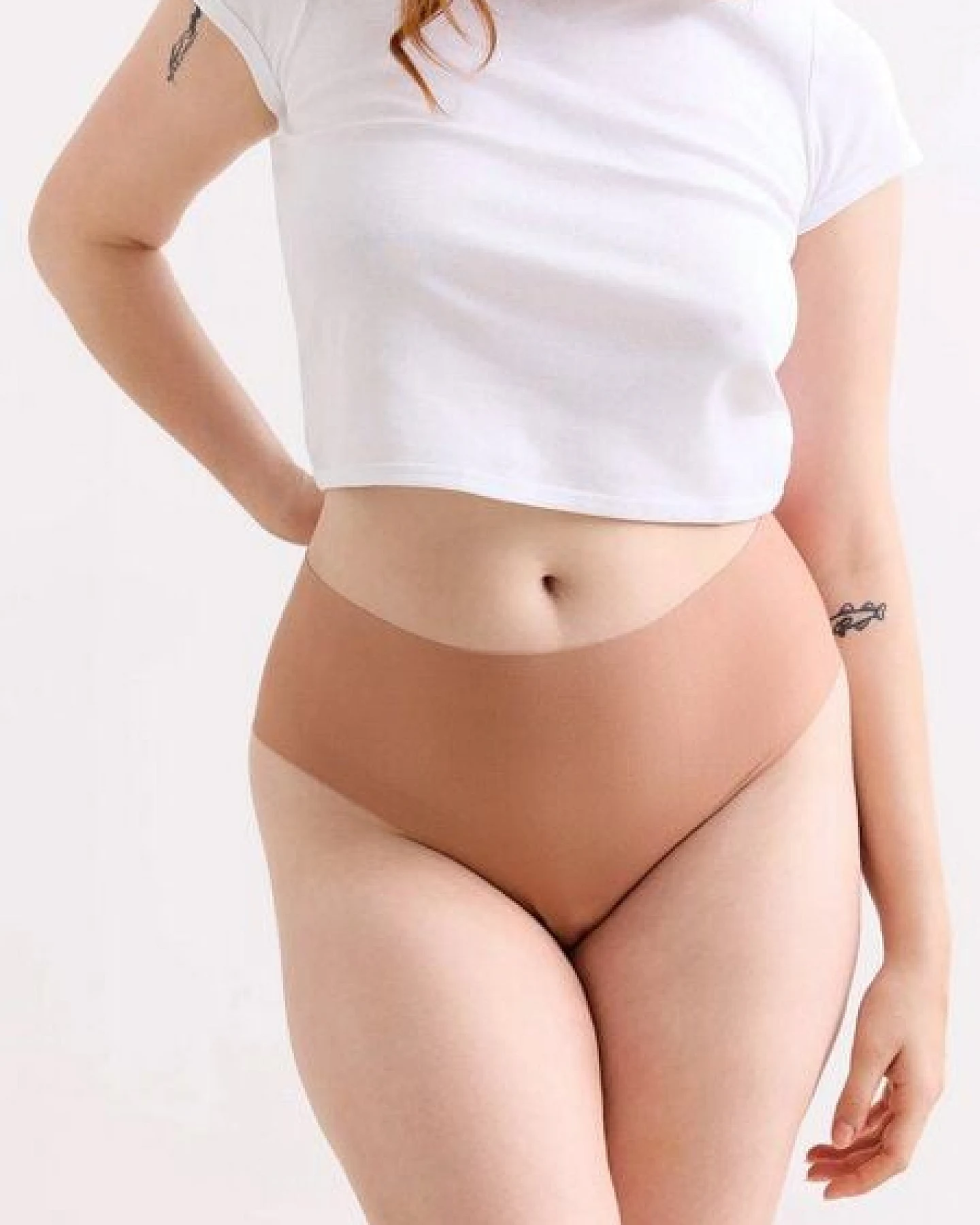 erlich textil Light Touch High Waist Brazil String im 3er Pack aus weichem Modal, made in Europe – Ansicht 3