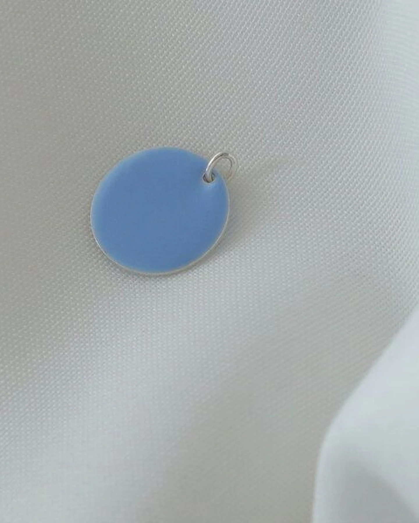 BELLYBIRD Jewellery Halskette - emailliertes Plättchen, Anhänger aus Silber mit Emaille – Ansicht 3