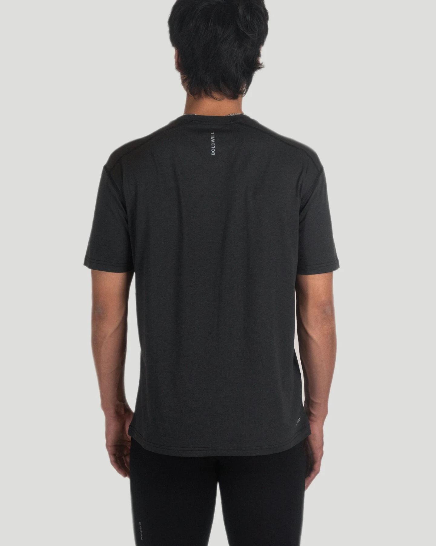Boldwill Herren vegan T-Shirt In Graphitgrau – Ansicht 2