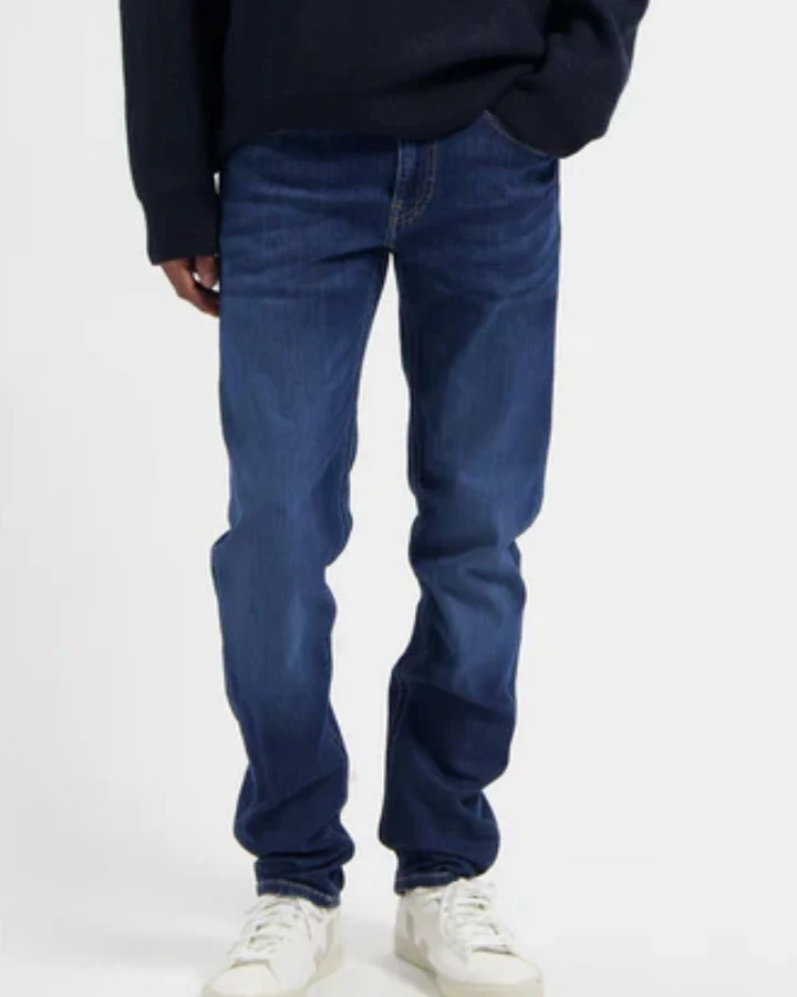 MUD Jeans Herren vegan Jeans Dunn Low Tapered Dunkel Vintage