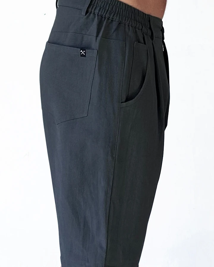 The Driftwood Tales Herren vegan Shorts In Anthrazitblau