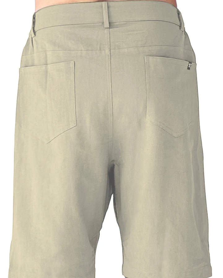 The Driftwood Tales Herren vegan Beigefarbene Shorts