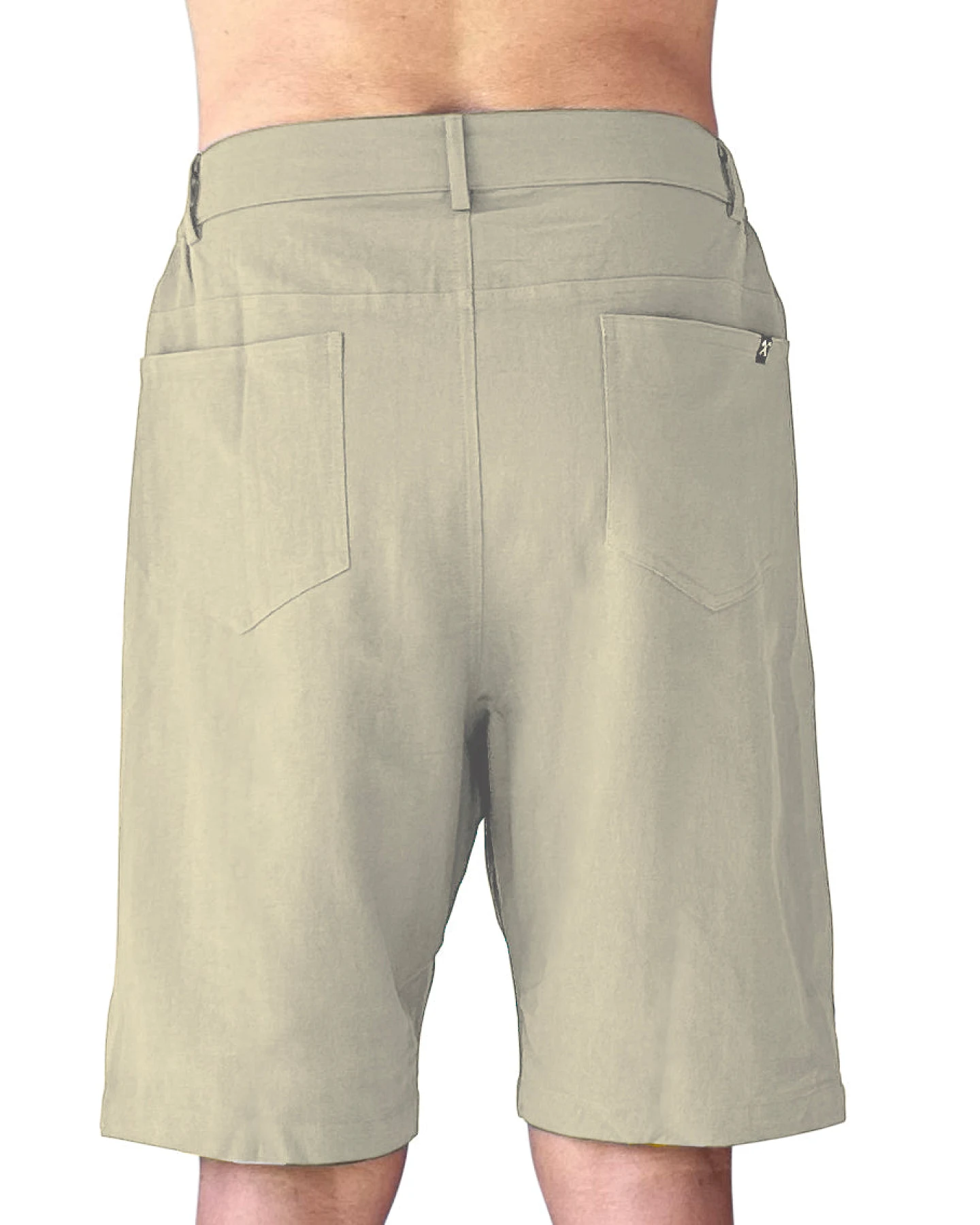 The Driftwood Tales Herren vegan Beigefarbene Shorts – Ansicht 2