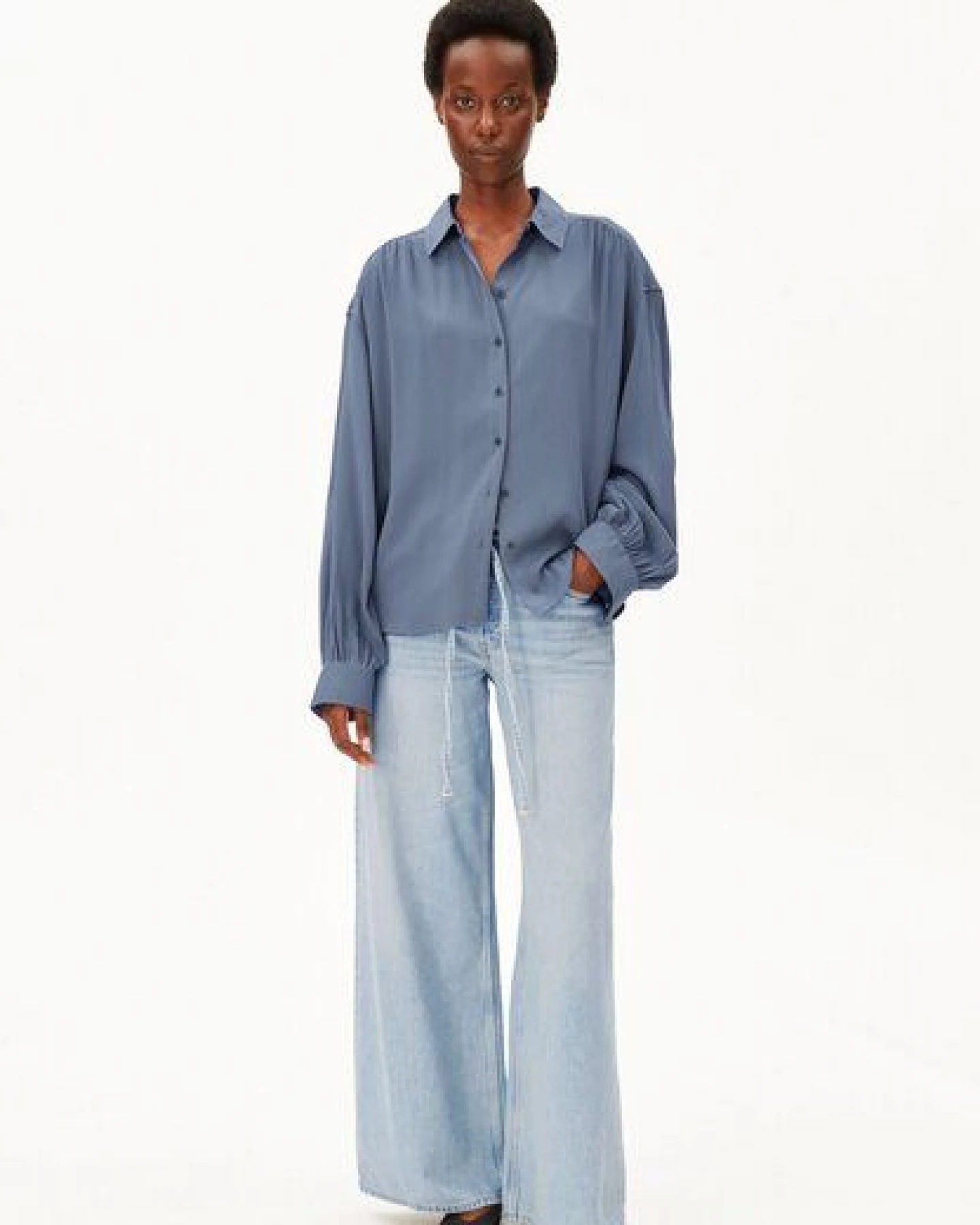 ARMEDANGELS EFINARAA Damen Bluse aus 100% LENZING ECOVERO Viskose – Ansicht 4