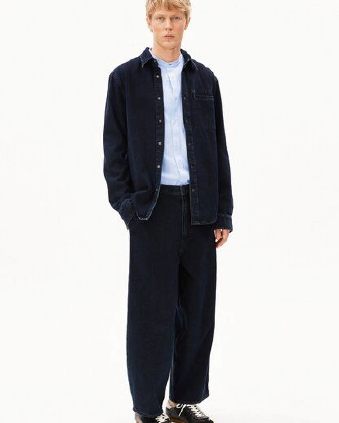 ARMEDANGELS WELT POCKET Herren Hemd aus Bio-Baumwoll Mix – Ansicht 4