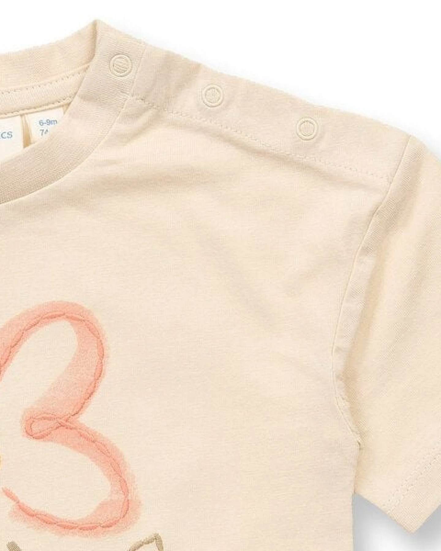 Sense Organics T-Shirt mit Blumendruck für Babys, Modell SOPHIE – Ansicht 3