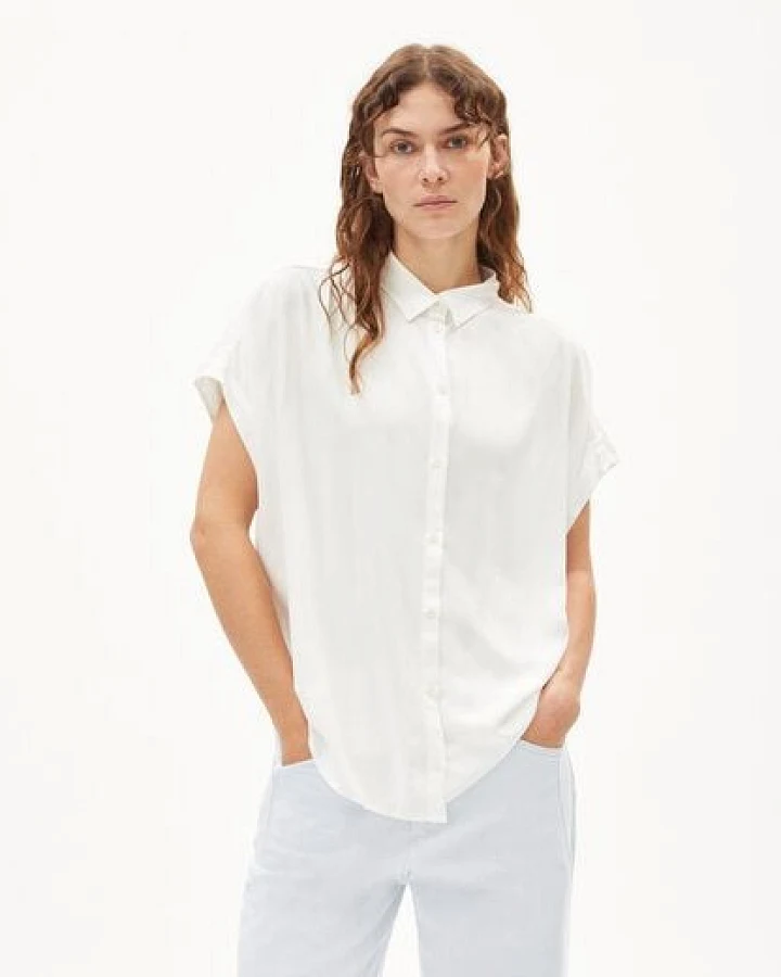 ARMEDANGELS ZONYAA - Damen Bluse Relaxed Fit aus LENZING ECOVERO Viskose