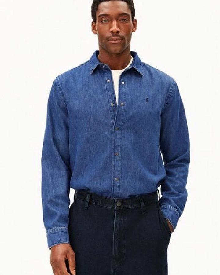 ARMEDANGELS CLASSIC Herren Jeanshemd aus Bio-Baumwoll Mix