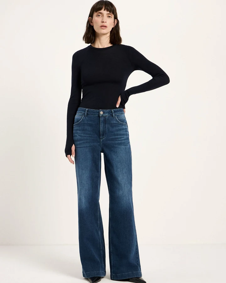 Wide Jeans "SALT" (GOTS)