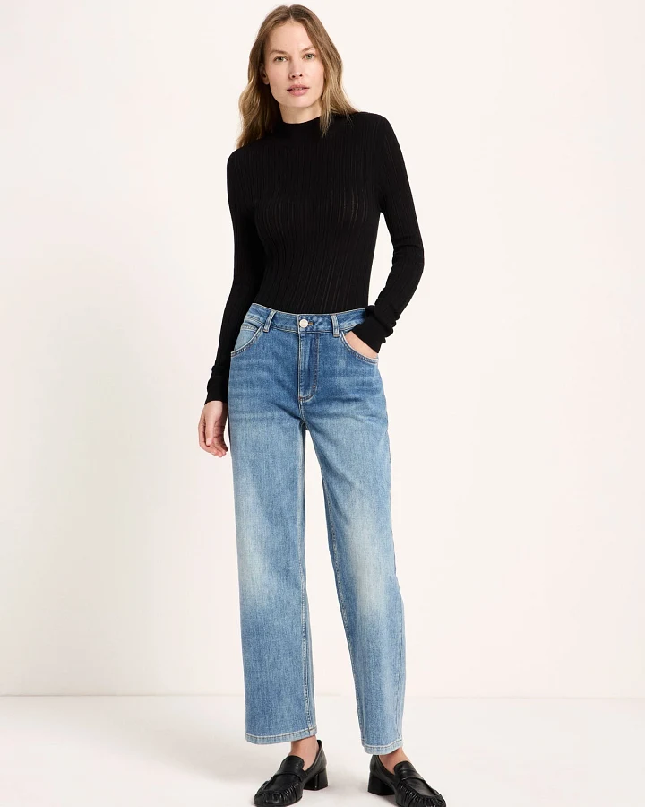 Straight Jeans "SAGE" (GOTS)