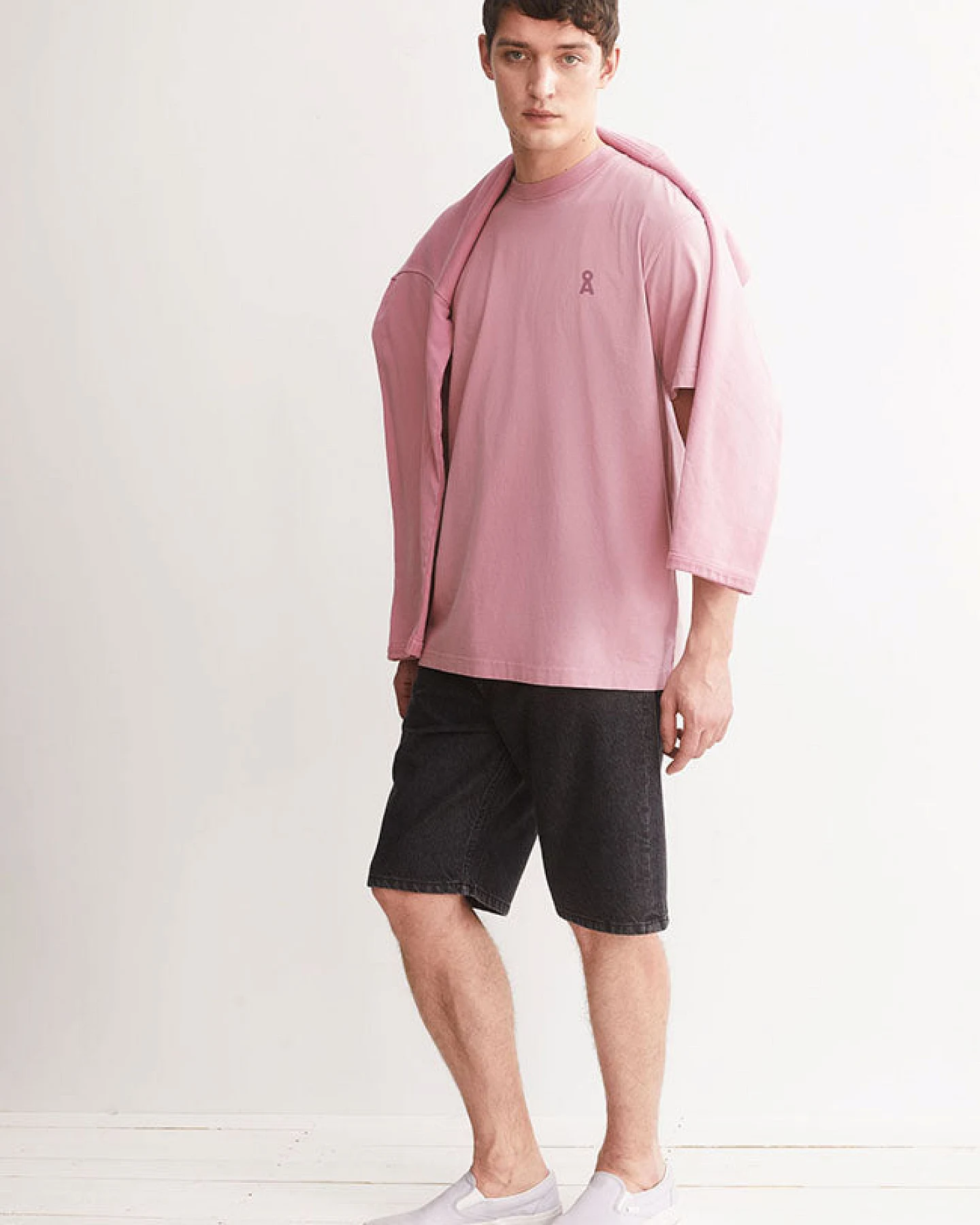 ARMEDANGELS Herren vegan T-Shirt Maarkos Washed Berry – Ansicht 2