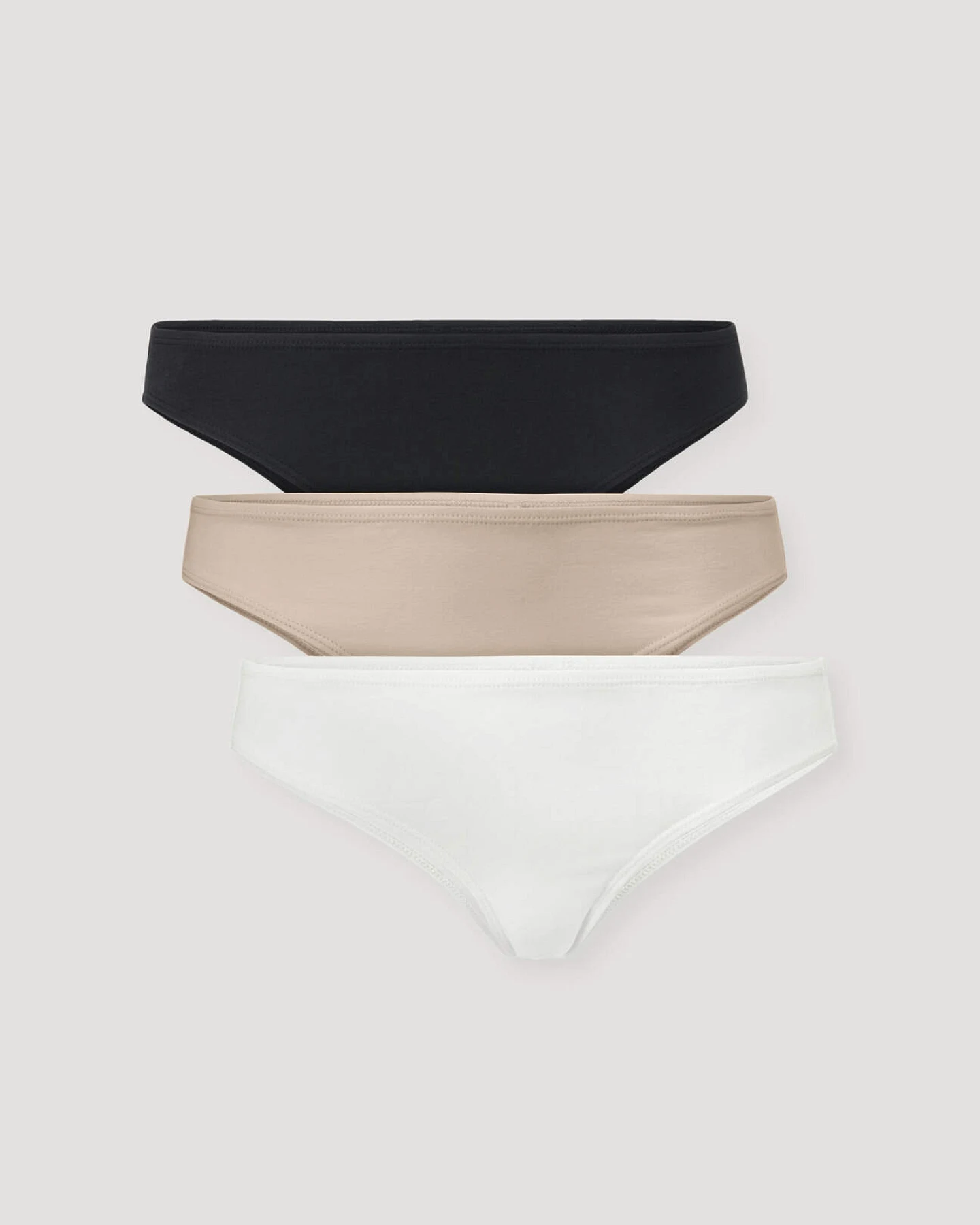 hessnatur Damen Slip Regular Cut im 3er-Pack COTTON FEEL aus Bio-Baumwolle - rosa - Größe 34 – Ansicht 4