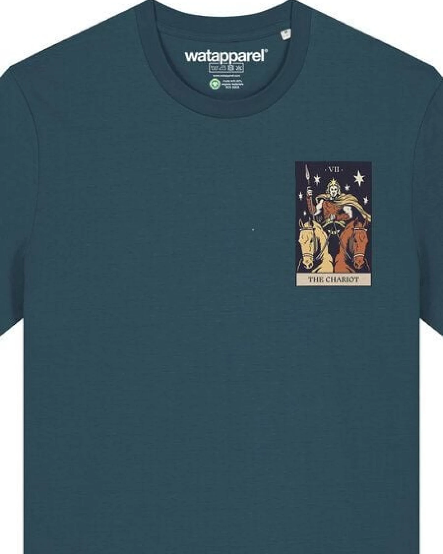 watapparel T-Shirt Unisex Tarot The Chariot – Ansicht 3