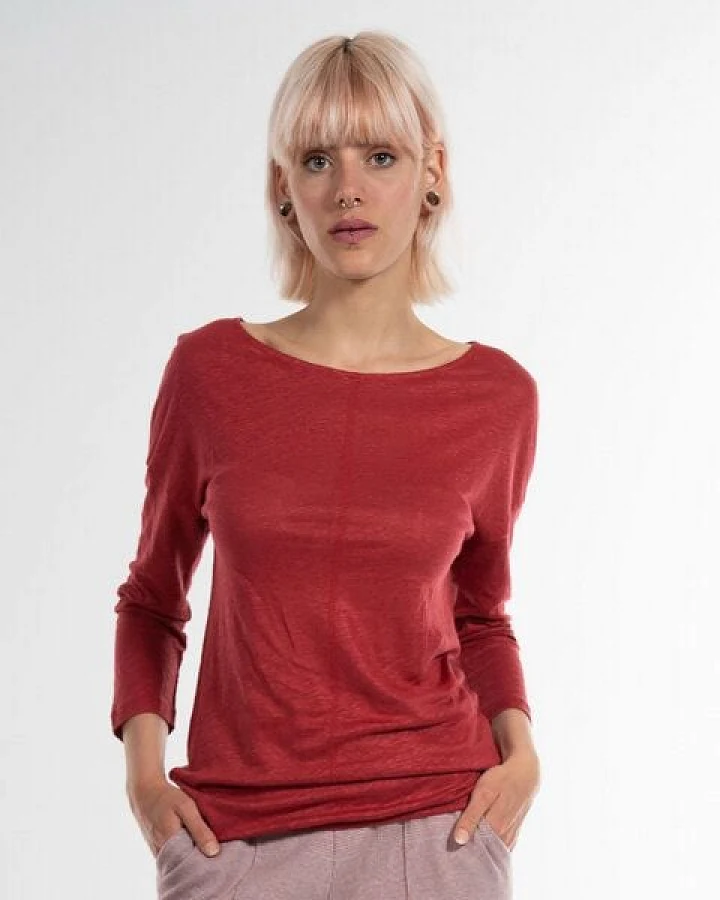 Alma & Lovis Sommer Leinenshirt aus Leinen-Jersey
