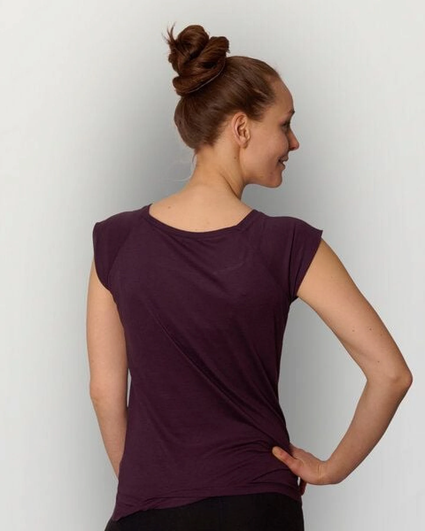 HANDGEDRUCKT RESTPOSTEN "Origami-Kranich" Bamboo Frauen T-Shirt – Ansicht 2