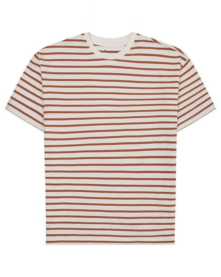 KnowledgeCotton Apparel T-Shirt Loose Stripes
