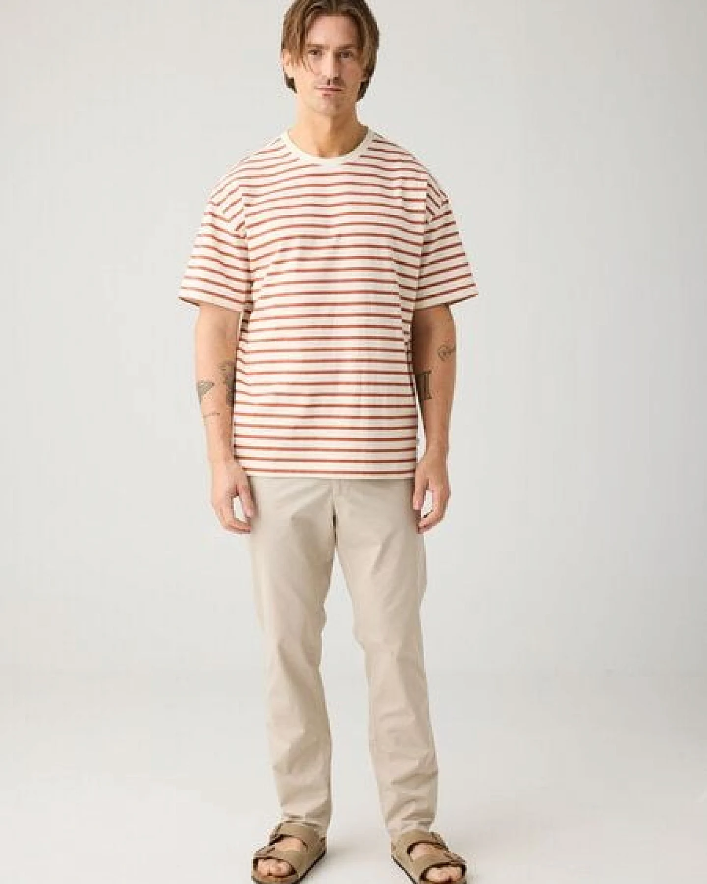 KnowledgeCotton Apparel T-Shirt Loose Stripes – Ansicht 4