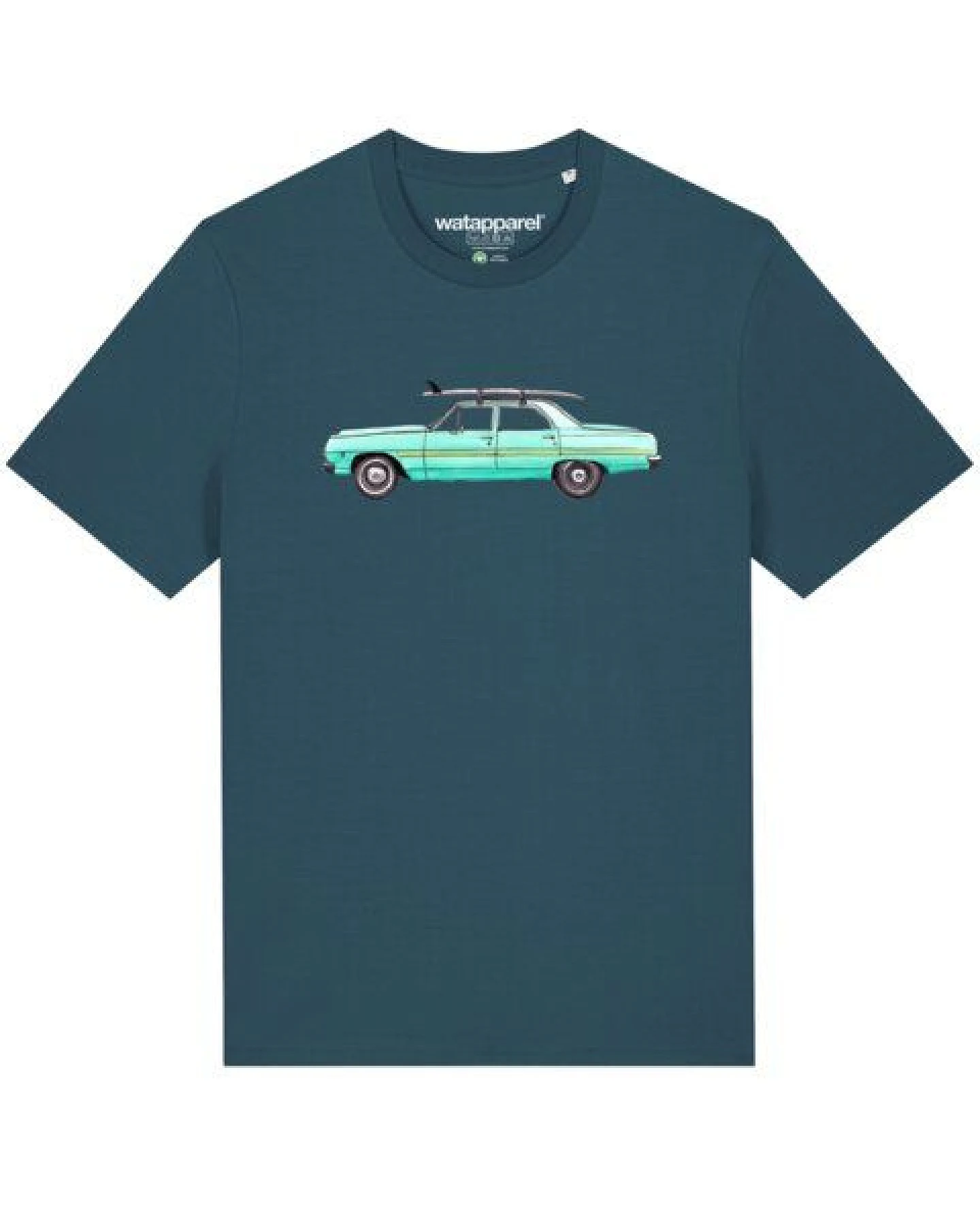 watapparel T-Shirt Unisex Surf Car – Ansicht 2