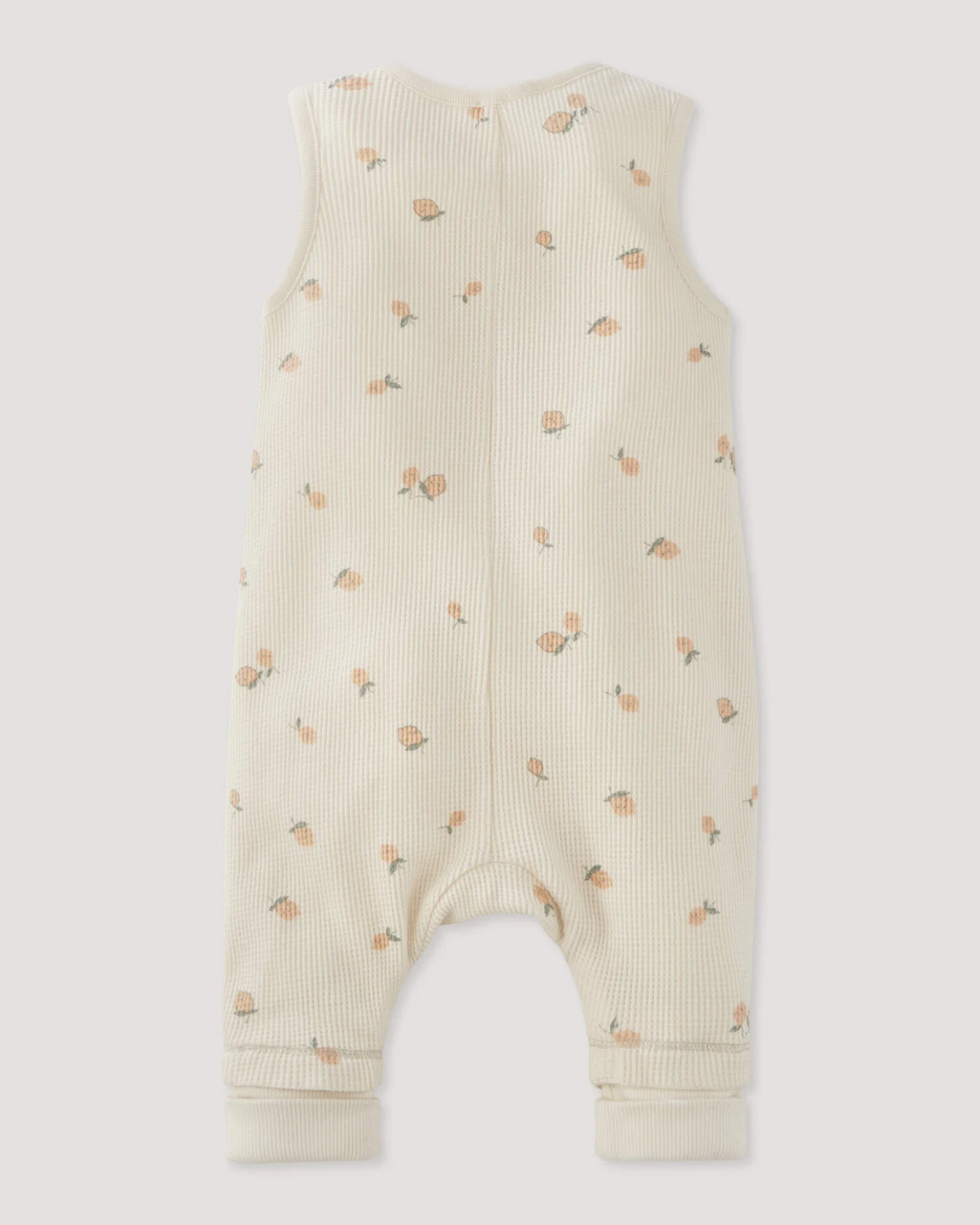 hessnatur Baby Piqué Strampler aus Bio-Baumwolle - natur - Größe 50/56 – Ansicht 3