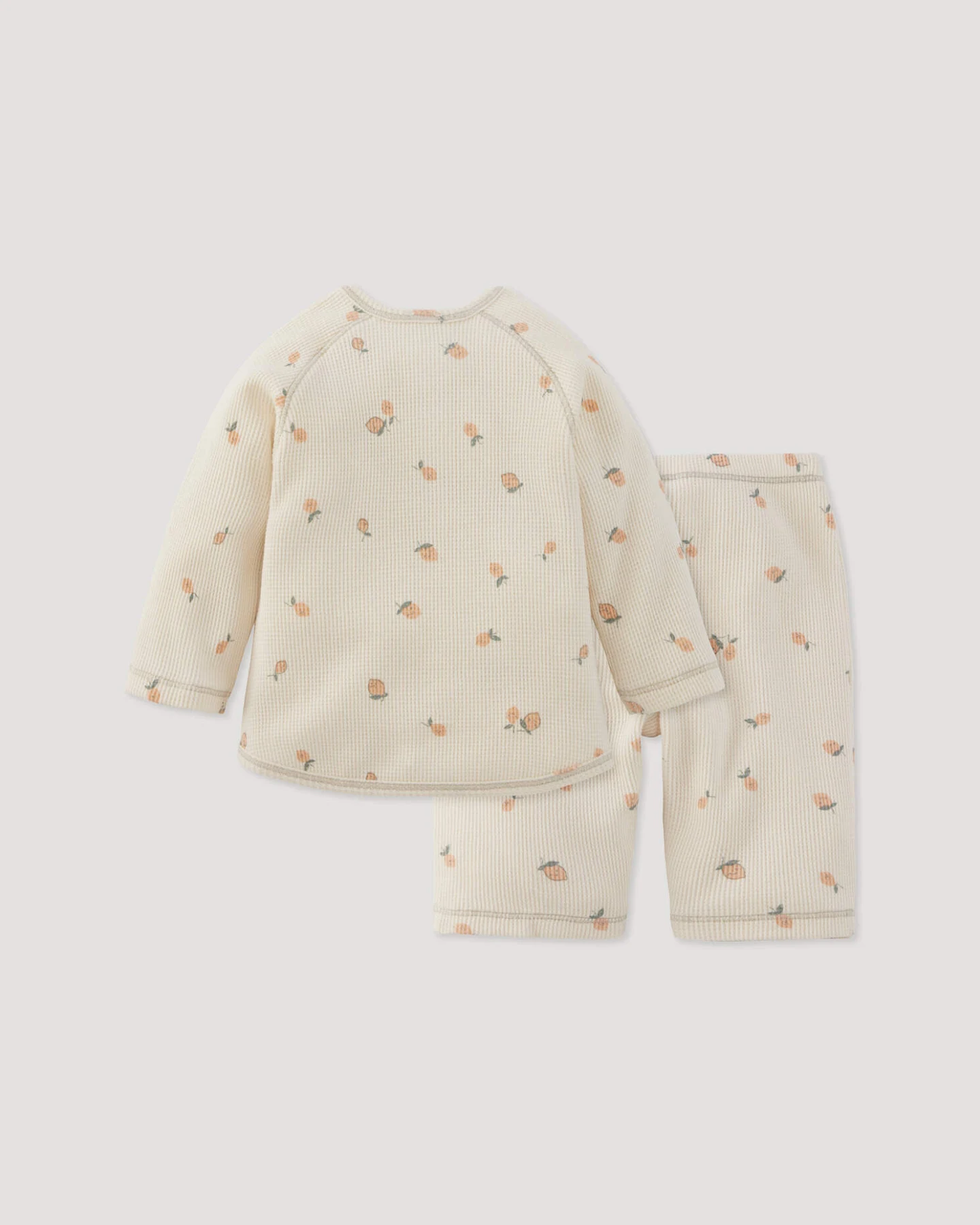 hessnatur Baby Piqué Erstlingsset aus Bio-Baumwolle - natur - Größe 50/56 – Ansicht 3