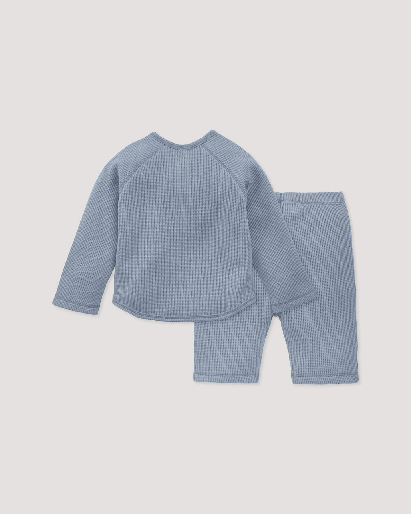 hessnatur Baby Piqué Erstlingsset aus Bio-Baumwolle - blau - Größe 50/56 – Ansicht 2