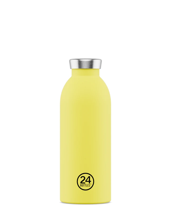 Thermos Trinkflasche aus Edelstahl 500 ml, zitrusfarben, personalisierbar, Clima Bottle Citrus - 24Bottles