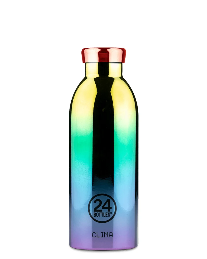 Thermos Trinkflasche aus Edelstahl 500 ml, Multicolor, personalisierbar, Clima Bottle Skybeau - 24Bottles
