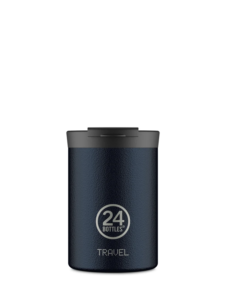 Thermos Becher to go, Isolierbecher 350 ml, blau, Travel Tumbler Deep Blue - 24Bottles