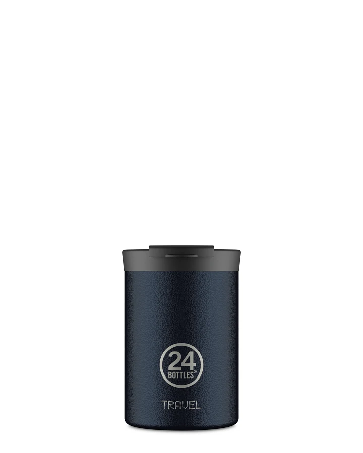 Thermos Becher to go, Isolierbecher 350 ml, blau, Travel Tumbler Deep Blue - 24Bottles