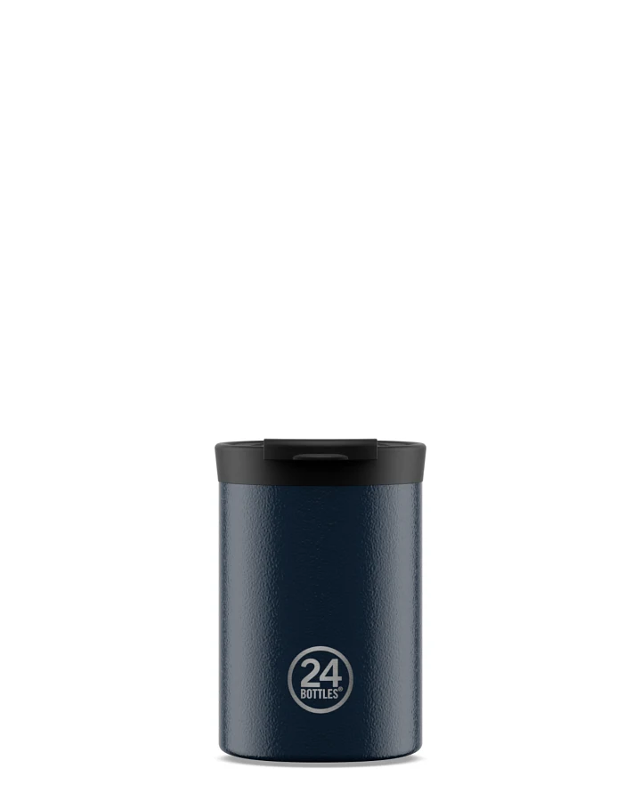 Thermos Becher to go, Isolierbecher 350 ml, blau, Travel Tumbler Deep Blue - 24Bottles