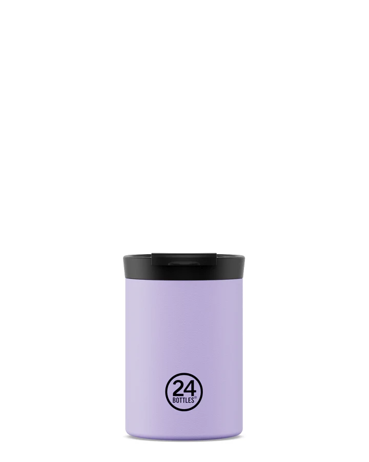 Thermos Becher to go, Isolierbecher 350 ml, lila, personalisierbar, Travel Tumbler Erica - 24Bottles