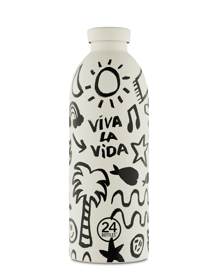 Thermos Trinkflasche aus Edelstahl 850 ml, , Clima Bottle Viva la Vida - 24Bottles
