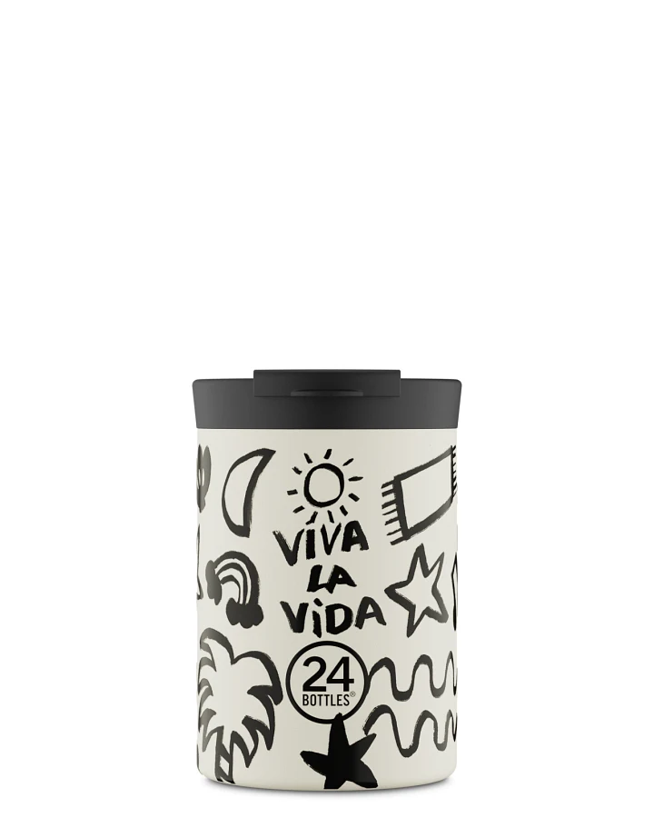 Thermos Becher to go, Isolierbecher 350 ml, , Travel Tumbler Viva la Vida - 24Bottles