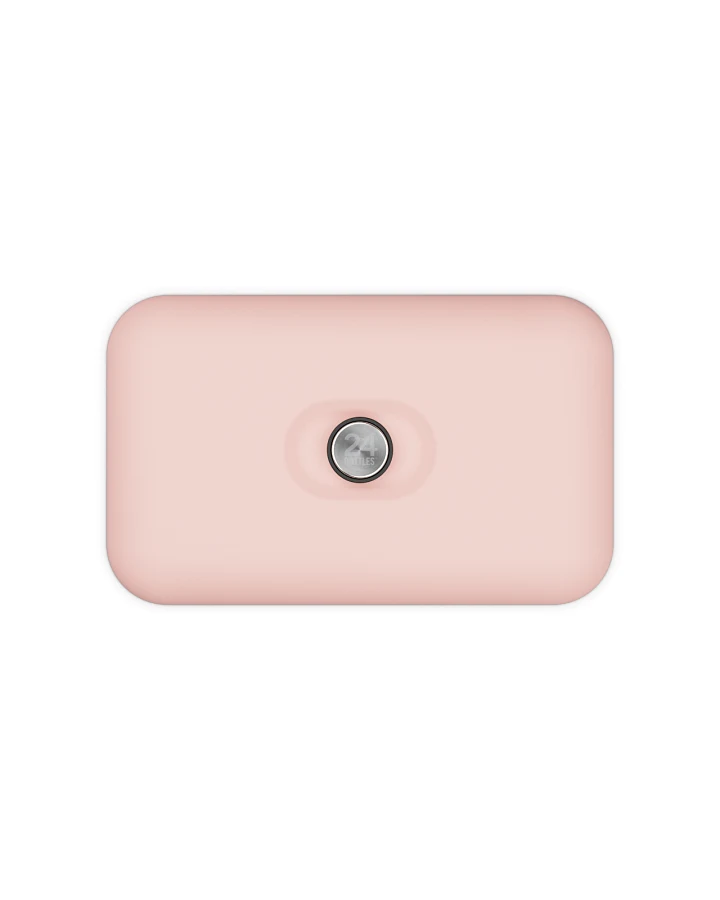 Edelstahl Lunch Box für Erwachsene 1,3 l, pink, personalisierbar, Lunch Box Dusty Pink - 24Bottles
